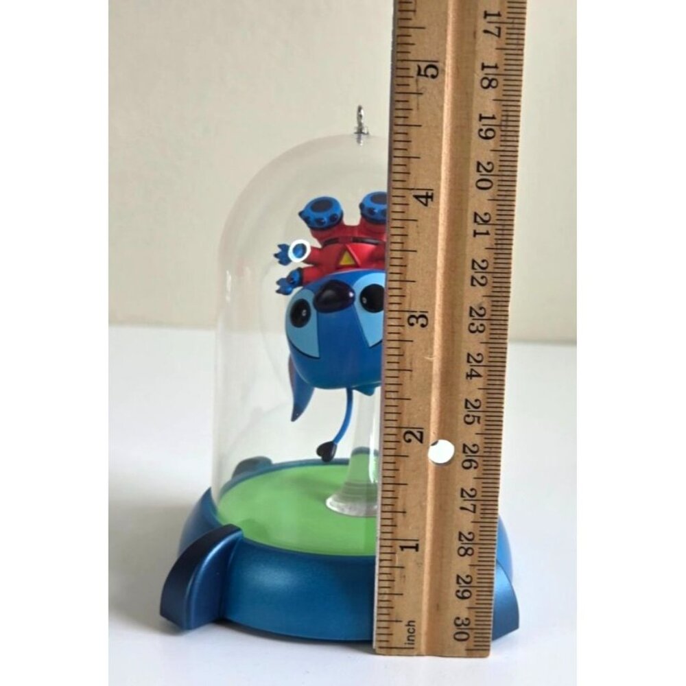 Funko Stitch Hallmark Terrarium Ornament With Glass Dome Display 2025 Disney - Picture 8 of 14